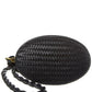 Michael Kors Woven Leather Minaudiere