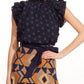 Vixen Top In Sapphire Dots