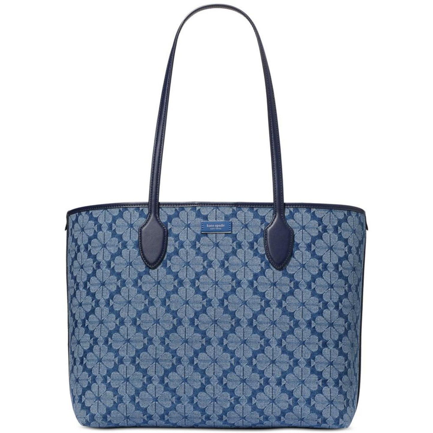 Spade Flower Jacquard Denim Bleecker Medium Tote
