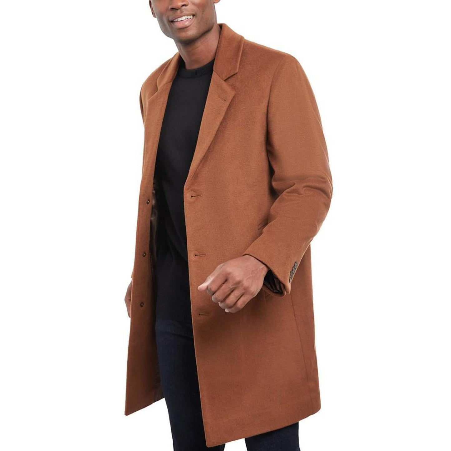 Michael Kors Men's Madison Wool Blend Modern-Fit Overcoat