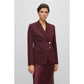 Slim-fit jacket in heavyweight corduroy with asymmetrical buttons