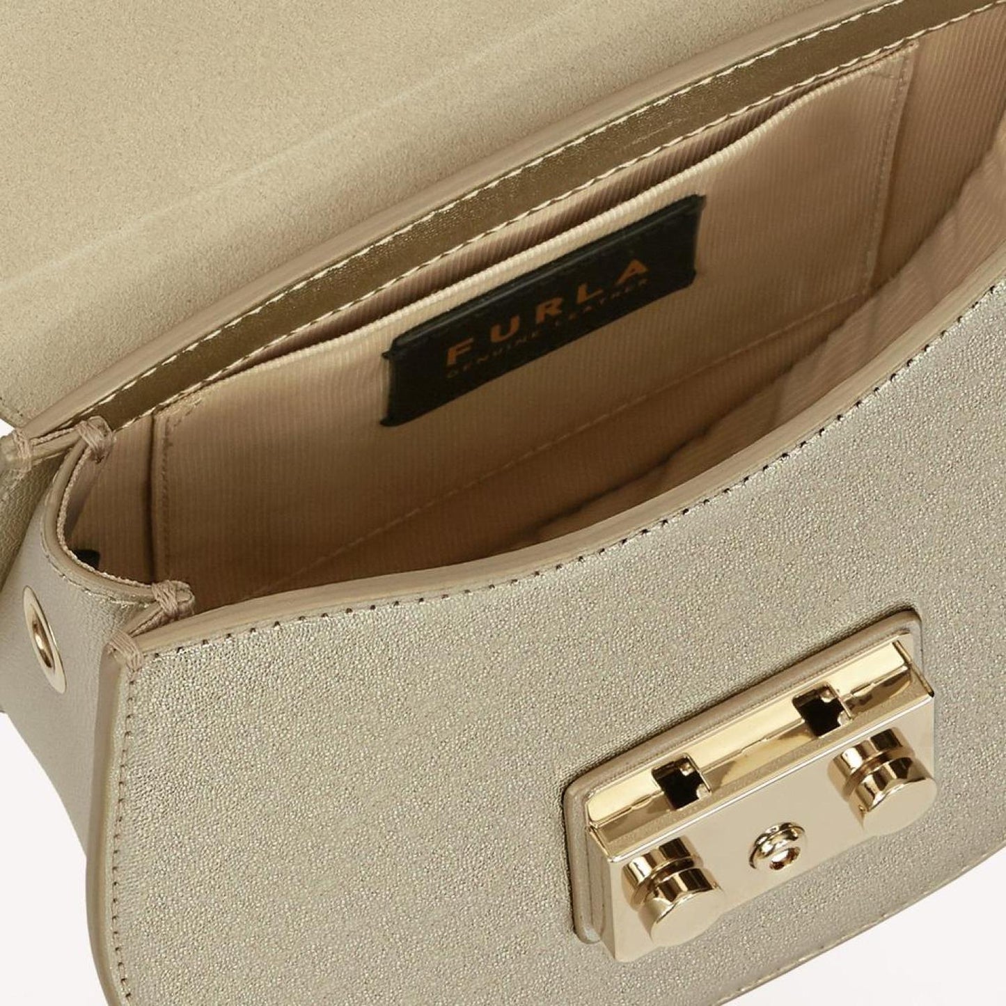 Furla Metropolis Mini Crossbody Metallic