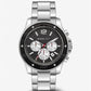 Oversized Nolan Silver-Tone Watch