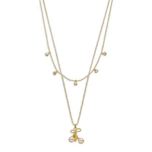 Cherry Cluster Layered Necklace