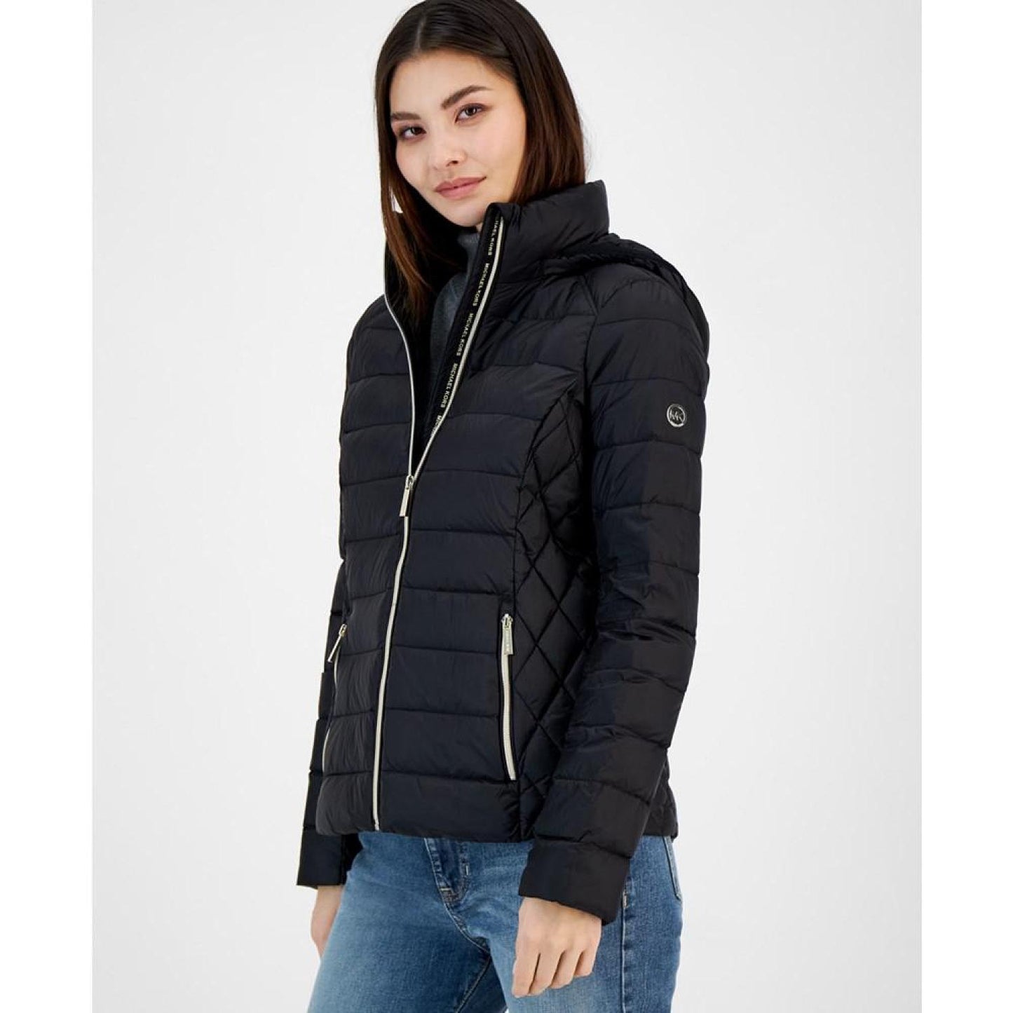 Women's Petite Hooded Packable Puffer Coat, Created for Macy's