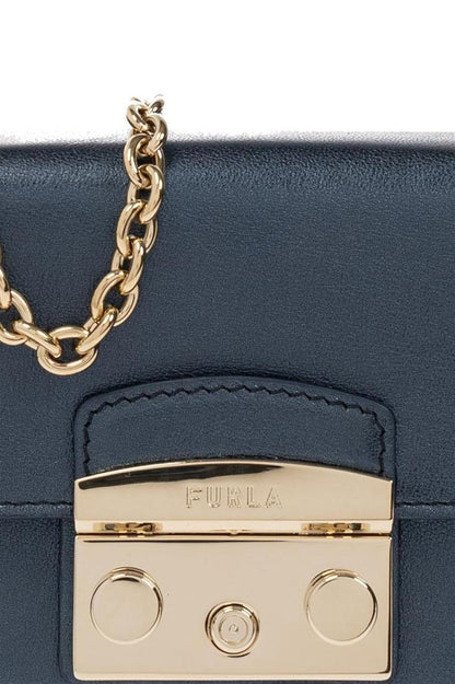 Furla Mini Metropolis Chain-Linked Crossbody Bag