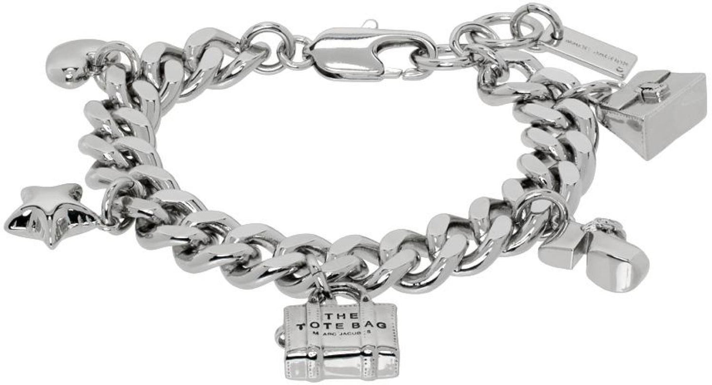 Silver 'The Mini Icon Charm' Bracelet
