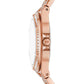 Women's Lennox Quartz Three-Hand Rose Gold-Tone Stainless Steel Watch 37mm