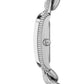Women's Emery Three-Hand Silver-Tone Stainless Steel Pave Bracelet Watch 40mm