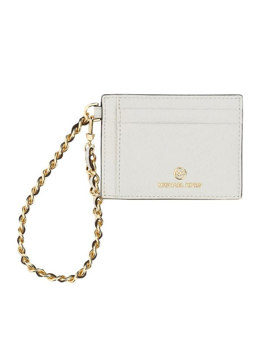 Michael Michael Kors Logo Plaque Chained Small Cardholder