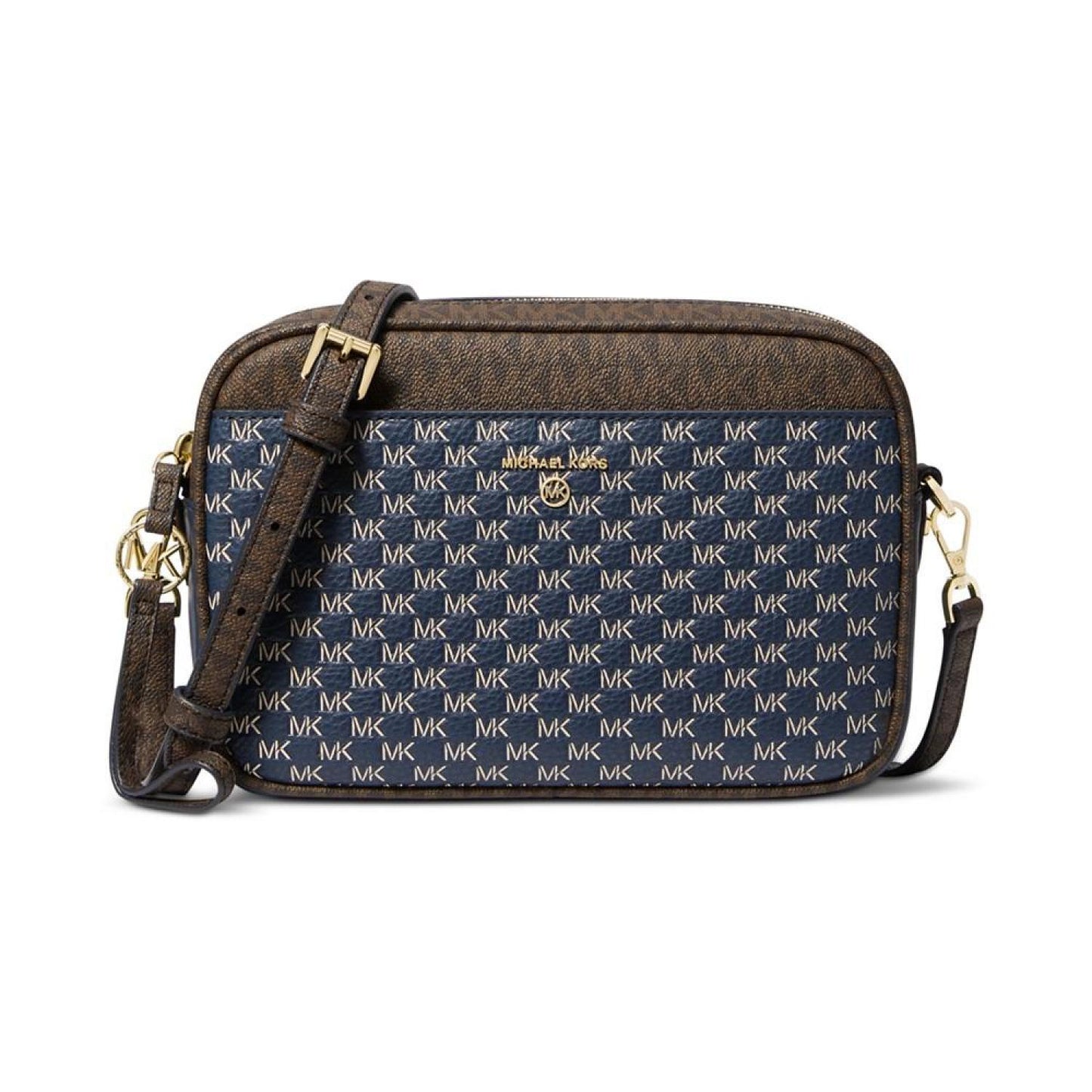 Jet Set Logo Charm Large East West Camera Crossbody