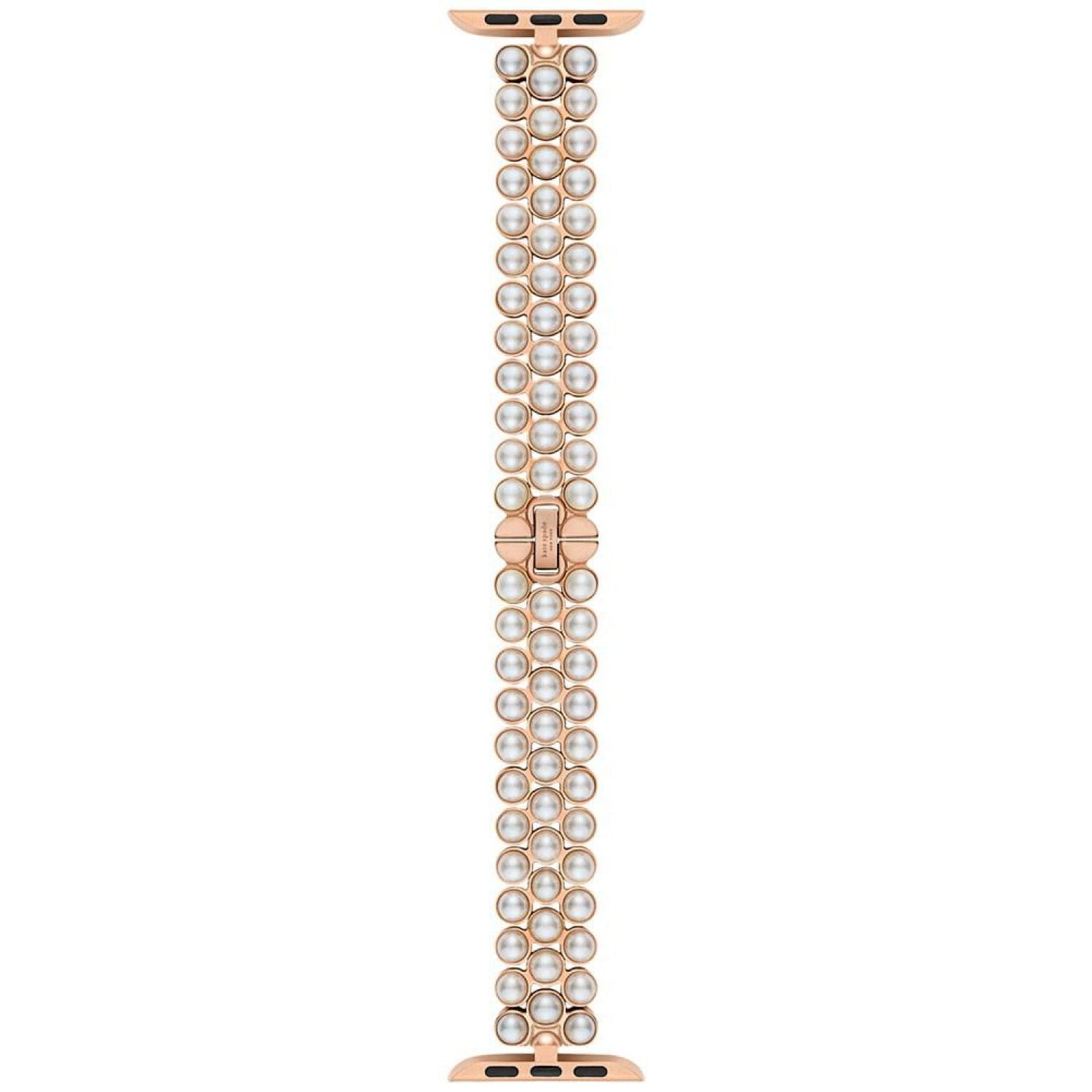 Imitation Pearl Gold-Tone Stainless Steel 38/40mm Bracelet for Apple Watch®