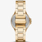 Oversized Camille Ombre Pavé Gold-Tone Watch