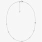 Precious Metal-Plated Sterling Silver Cubic Zirconia Necklace
