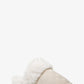 Tula Logo Jacquard and Faux Fur Slipper