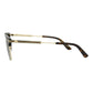 Square-Frame Metal Sunglasses
