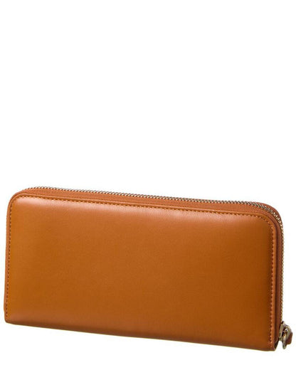 Chloé Sense Leather Zip Around Wallet