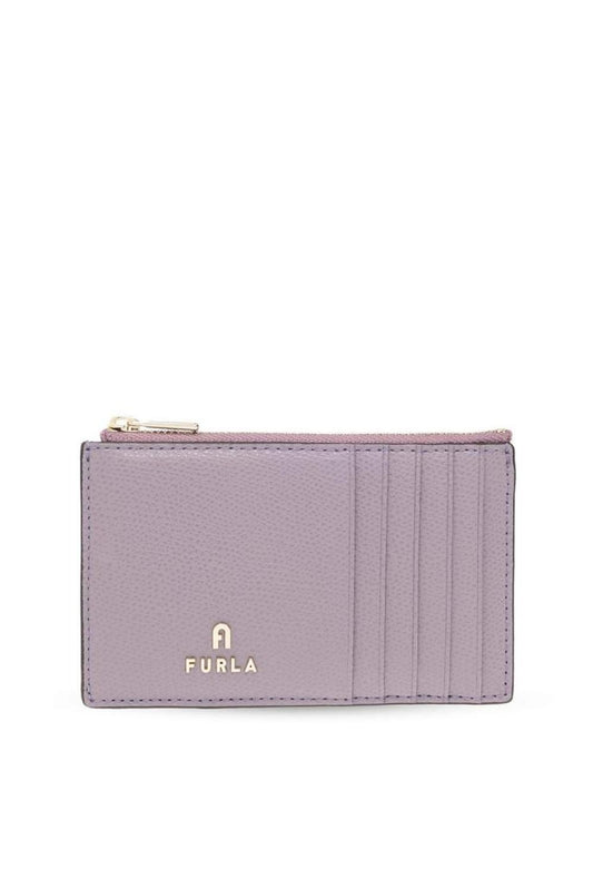 Furla Logo Plaque Zipped Cardholder