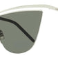 Saint Laurent Women's Cat Eye Sunglasses SL 249 002 Silver/Black 99mm