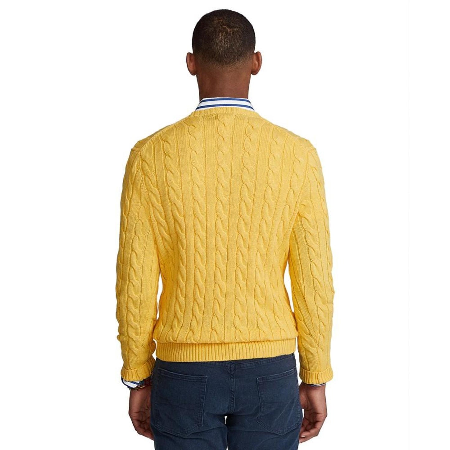 Men's Cable-Knit Cotton Sweater