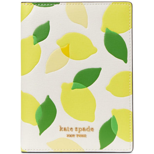 Morgan Lemon Toss Saffiano Leather Passport Holder