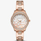 Mini Liliane Pavé Rose Gold-Tone Heart Watch