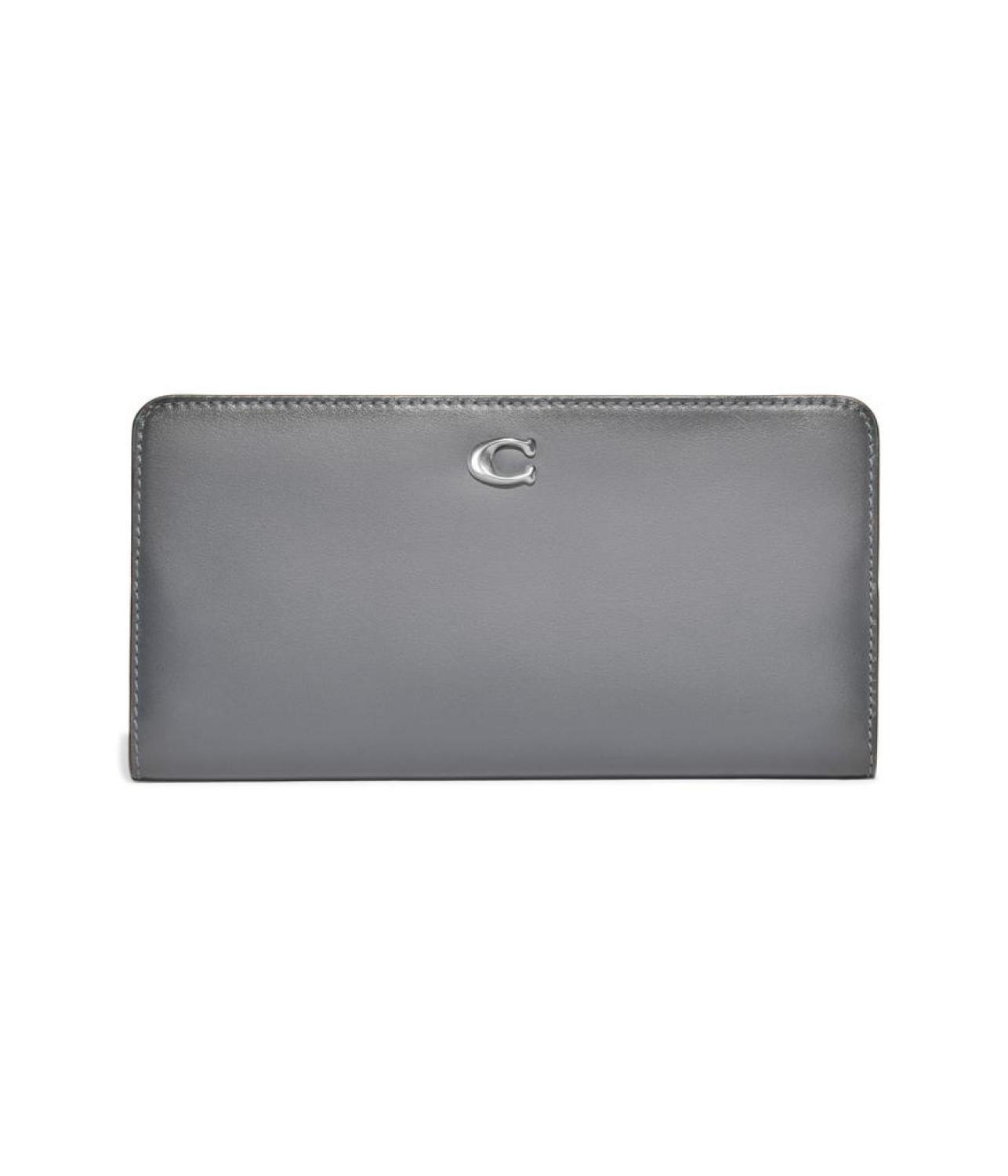 Smooth Leather Skinny Wallet