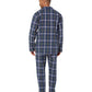 Folded Woven Long Sleeve PJ Top & PJ Pants