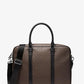 Hudson Logo and Leather Briefcase
