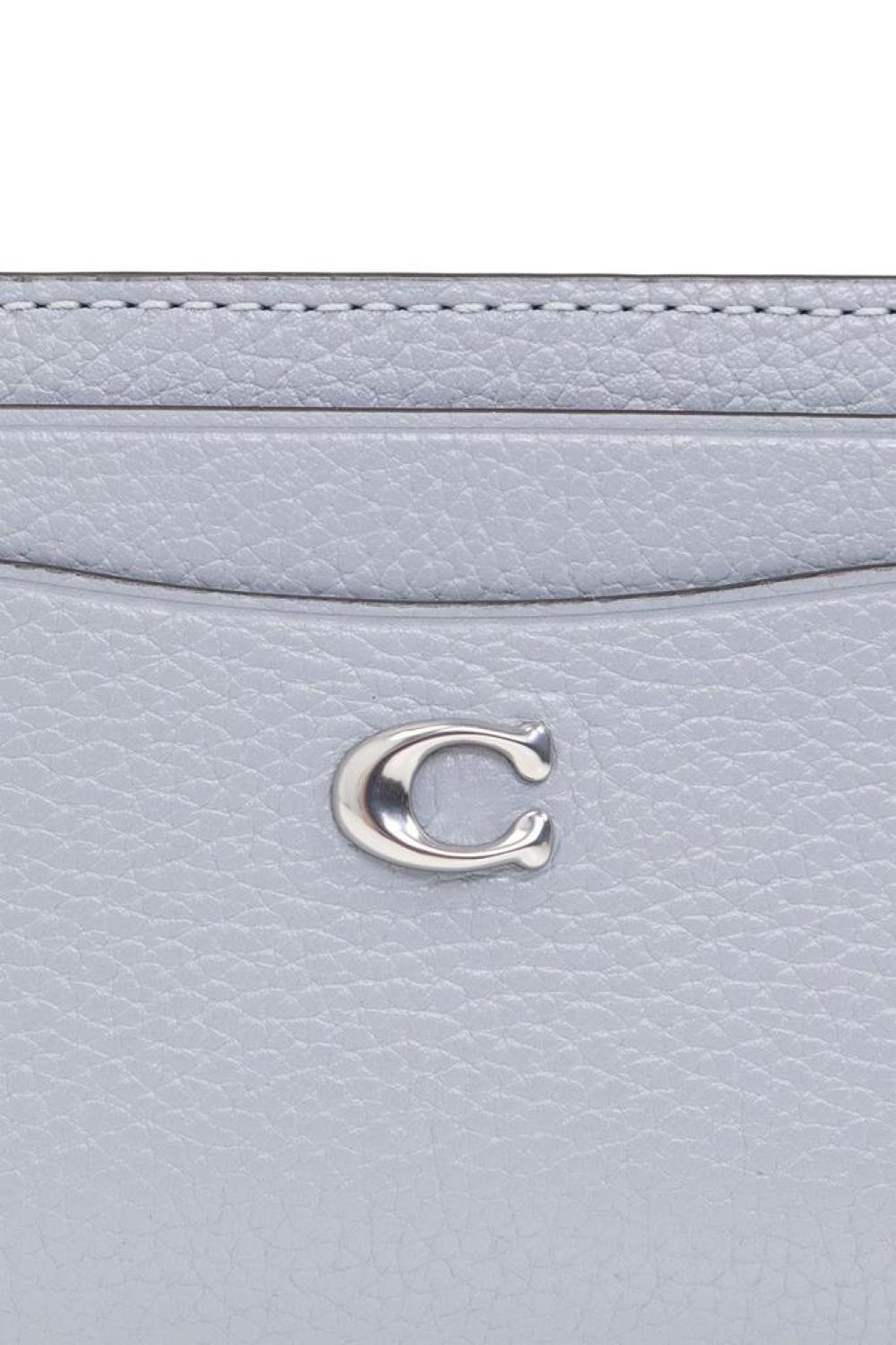 Coach Logo Plaque Card Case
