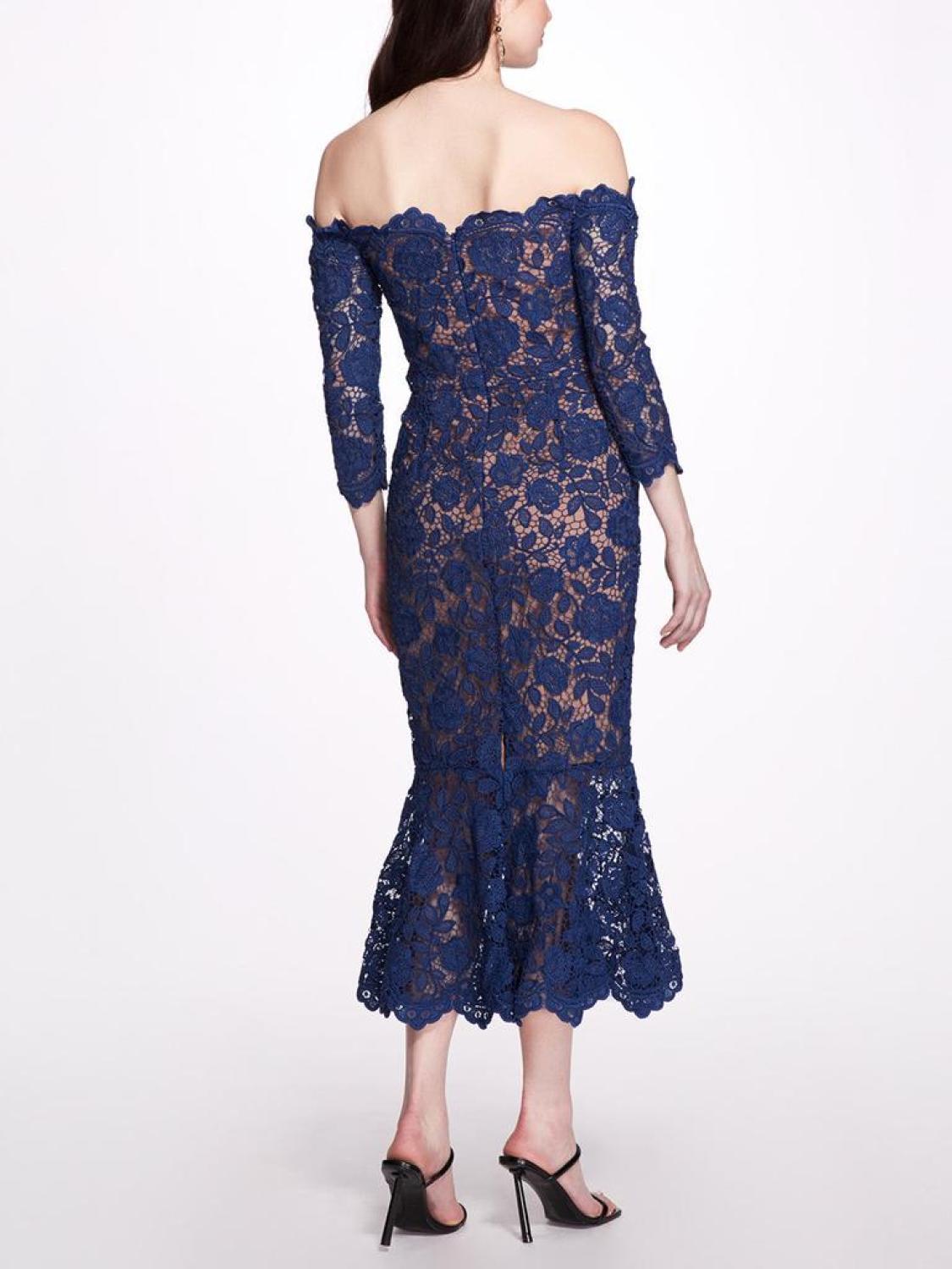 Fit to Flare Lace Gown