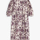 Printed Cotton Dress In Purple