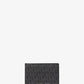 Logo and Faux Leather Stripe Wallet With Passcase Gift Set