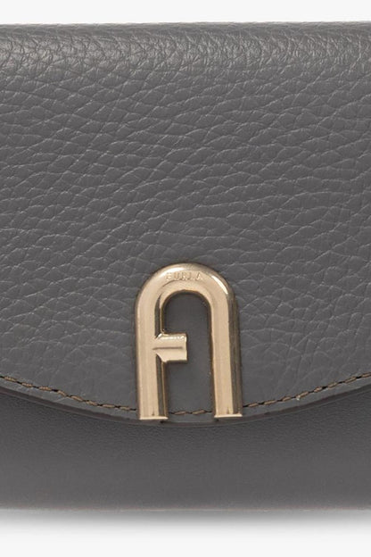 Furla Logo Plaque Zip Detailed Wallet