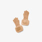 Faux Fur-Trim Knit Gloves