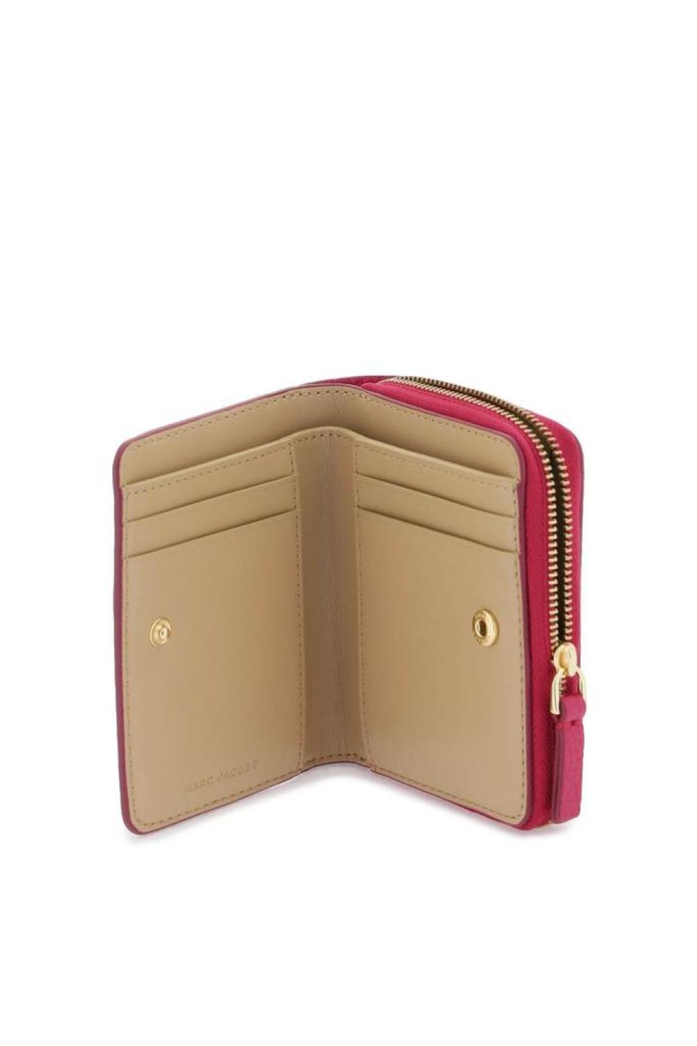 Marc Jacobs Logo Printed Zipped Mini Compact Wallet