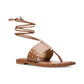 Women's Jagger Ankle-Tie Studded Flat Sandals
