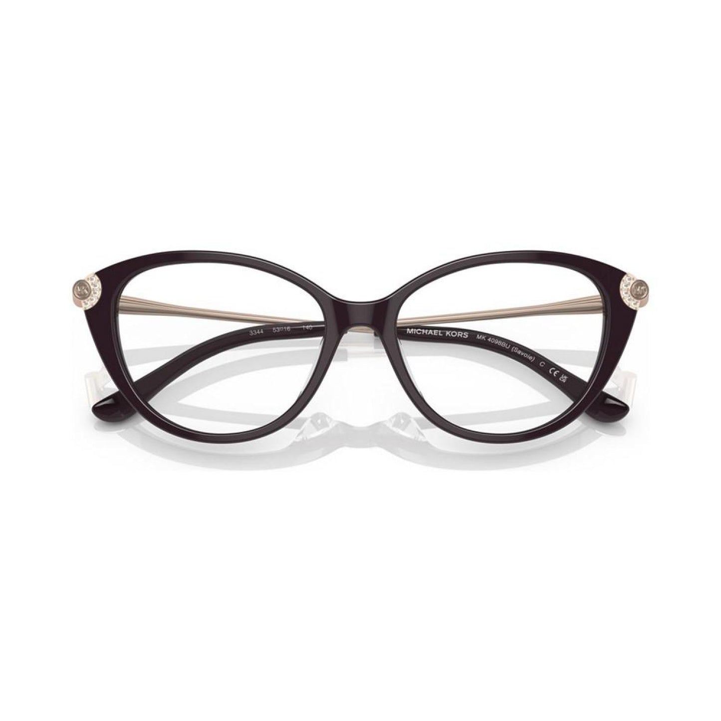 Women's Cat Eye Eyeglasses, MK4098BU53-O