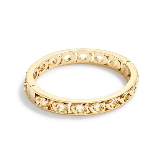 Signature Openwork Bangle Bracelet