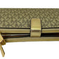 Michael Kors Jet Set Travel MK Metallic Signature Double Zi hone Case Wristlet