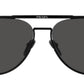 Prada PR 54ZS 1BO5S0 Aviator Sunglasses