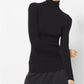 Stretch-Viscose Turtleneck