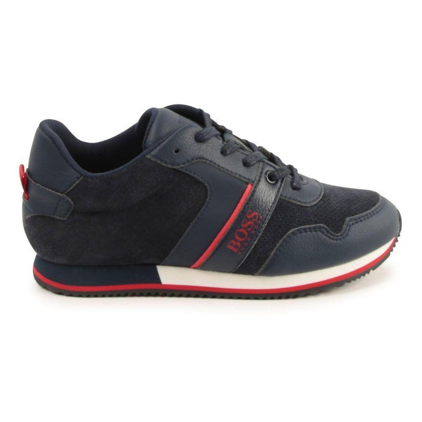 Navy Leather Shoes