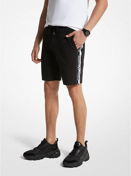 Logo Tape Cotton Blend Shorts