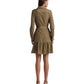 Belted Crepe Shirtdress
