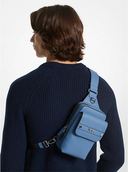 Varick Medium Leather Sling Pack