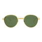 Round-Frame Metal Sunglasses