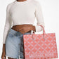 Gigi Large Empire Logo Jacquard Tote Bag
