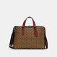 Coach Outlet Graham Slim Brief In Colorblock Signature Canvas