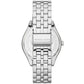 Women's Harlowe Three-Hand Silver-Tone Stainless Steel Bracelet Watch, 38mm